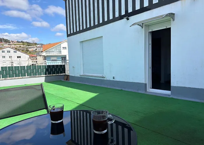 Casa Vol - Piso 2 Terraza Con Vistas A La Ria, Camino Portugues Redondela