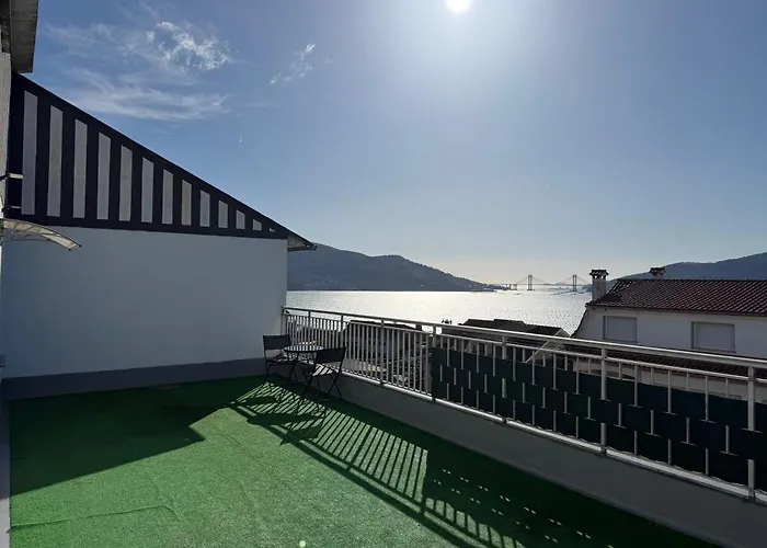 Casa Vol - Piso 2 Terraza Con Vistas A La Ria, Camino Portugues *